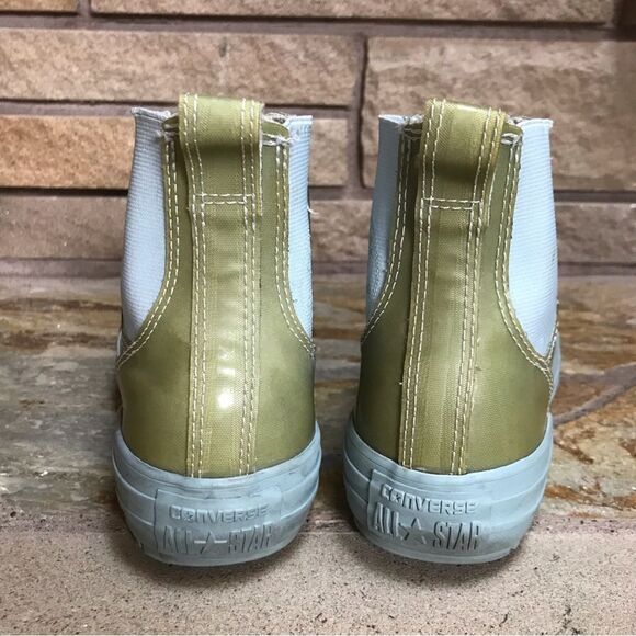 Converse All Star High Tops Rubber Waterproof Shoes sneakers 8 Blue Green - Picture 6 of 11